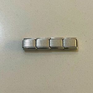 NWOT Zoppini engine turned links